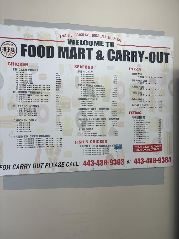 AFC FOOD MART AND CARRY OUT Pepperoni